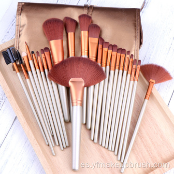 Pinceles Profesionales 24 PCS Make Up Cepillos Set